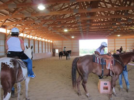 Dakota Stables horse camp, Minnesota